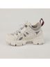 Gucci 100% Leather White Flash Track Sneakers Size EU 34 1/2 - photo 3