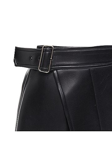 Comme des Garçons Comme Des Garcons Faux Leather Wrap Skirt (view 2)