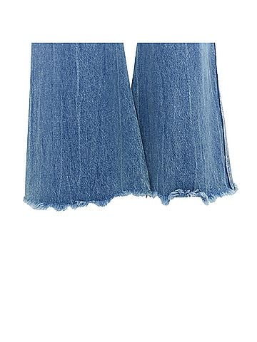 Khaite Khaite Stone Washed Flare Cropped Jeans (view 2)
