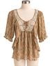Ella Moss Multi Color Blouse Size M - photo 1