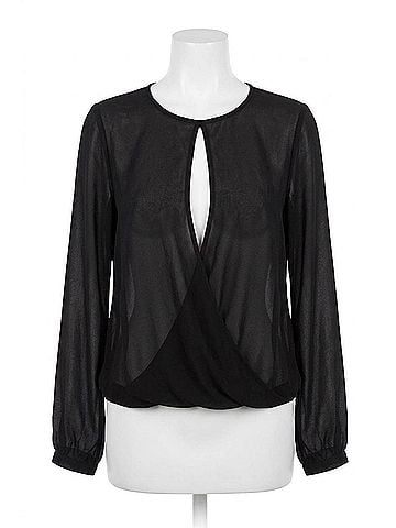 Young Fabulous & Broke Women's Caliante Wrap Top in Black (view 1)