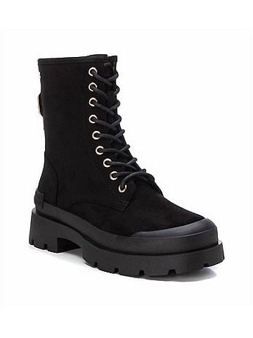 XTI Women's Suede Lace-Up Booties (view 2)