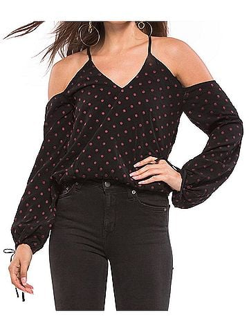 Lovers + Friends Women's Stone Top in Night/Merlot (view 2)