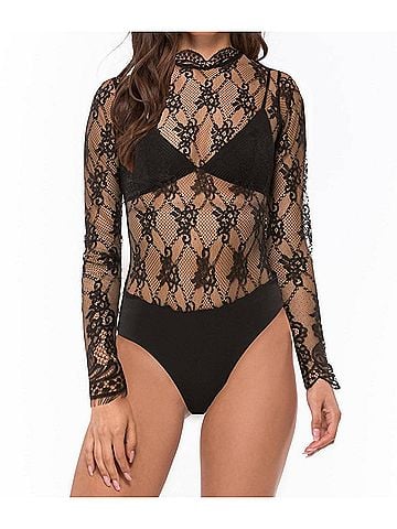 NBD Raylynn Bodysuit in Black (view 2)