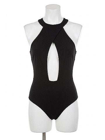 NBD Women's Deacon Bodysuit in Black (view 1)