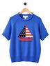 Free Assembly 100% Cotton Blue Pullover Sweater Size XS - photo 1