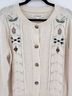 Lucky Brand Floral Ivory Pullover Sweater Size XL - photo 4