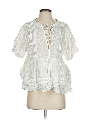The Kooples The Kooples Short Sleeve Blouse (view 1)