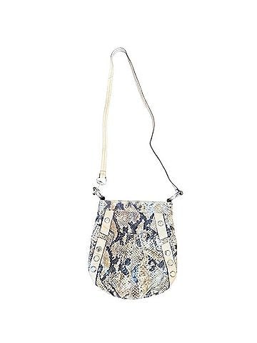 B Makowsky Snake Print Leather Crossbody Hobo Bag Crossbody Bag (view 1)