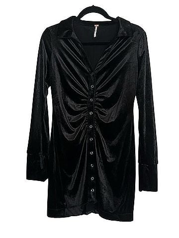 Free People Shayla Velvet Mini Casual Dress (view 1)