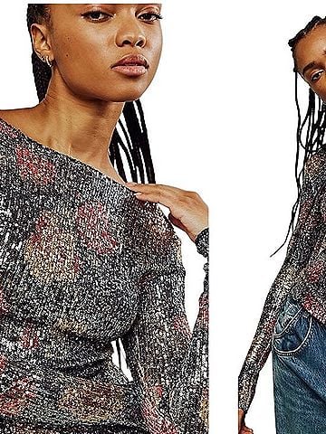 Free People Gold Rush Long Sleeve T-Shirt (view 2)