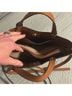 Nanette Lepore Tan Brown Leather Belt One size - photo 5