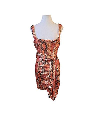 ASOS Sequin Snake Print Dress Cocktail Dress (view 1)
