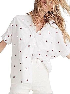 Madewell Courier Shirt Short Sleeve T-Shirt (view 1)