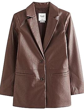 Abercrombie & Fitch Leather Jacket (view 2)