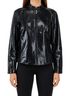 Chico's 100% Leather 100% Polyester Snake Print Black Jacket Size XL - photo 1