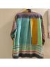 John Mark Stripes Floral Multi Color Button-Down Shirt Size L - photo 3