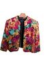 Kasper 100% Polyester 100% Polyester Floral Multi Color Blazer Size 8 - photo 3