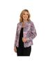 Kasper 100% Polyester Floral Pink Black Gray Jacket Size 6 - photo 1
