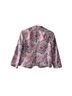 Kasper 100% Polyester Floral Pink Black Gray Jacket Size 6 - photo 2