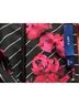 Kohl's Floral Stripes Black Pink Blouse Size XL - photo 3