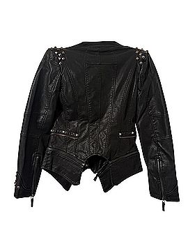 Title Unknown Faux Leather Jacket (view 2)