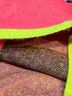 Zara Animal Print Chevron-herringbone Color Block Graphic Ombre Pink Yellow Purple Pullover Sweater Size M - photo 7