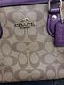 Coach Brown Purple Leather Satchel One size - photo 4