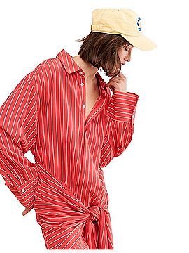 Bardot Bardot Striped Tie-Front Button dress Casual Dress (view 1)