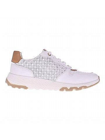 Revere Women's Los Angeles Casual Sneaker in White/Tan (view 1)
