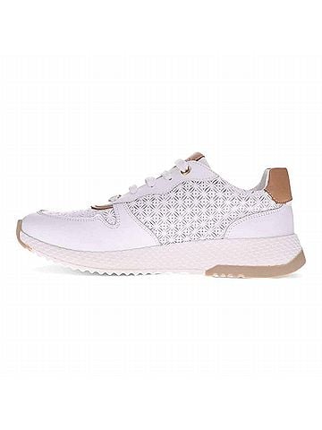 Revere Women's Los Angeles Casual Sneaker in White/Tan (view 2)