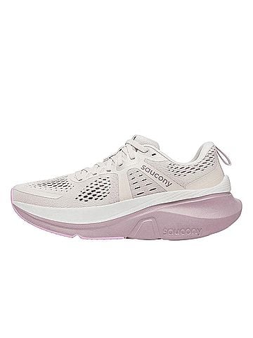 Saucony Women's Guide 18 Shoes in Moon/Quail (view 2)