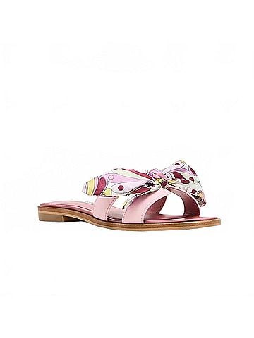 Steve Madden Women's Hadyn Print Scarf Sandal in Pink (view 2)