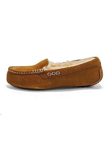 Ugg Women's Ansley Moccasin Style Slippers in Chestnut (view 2)