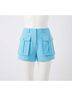 Ramy Brook Solid Blue Cornelia Belted Mini Short Size 10 - photo 1
