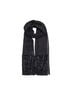 Echo Black Sequin Border Wrap in Charcoal/Black One size - photo 1