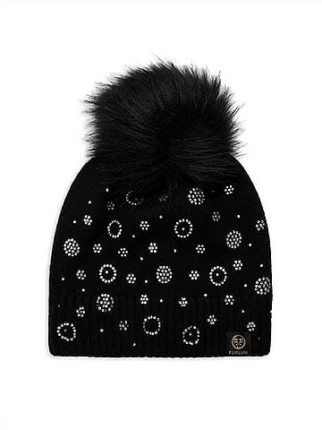Furlux Women's Faux Fur Pom Cashmere Blend Beanie (view 1)
