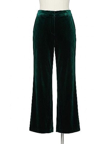 Skies Are Blue Meet Me Under The Mistletoe Pant in Hunter Green (view 1)