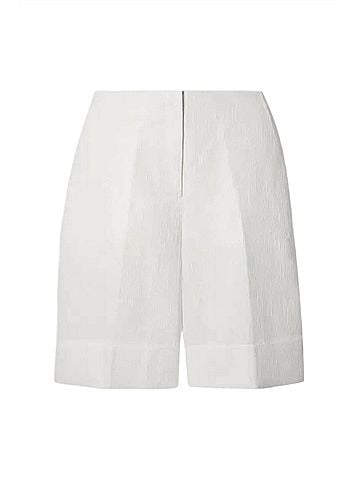 King & Tuckfield High-Rise Jacquard Shorts (view 1)