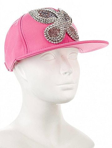 Area Women's Crystal Buterfly Fitted Cap (view 1)