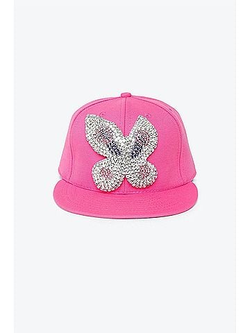 Area Women's Crystal Buterfly Fitted Cap (view 2)