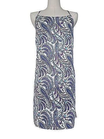 J.Crew Re-imagined Linen Blend Halter Dress Casual Dress (view 1)