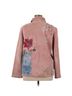 Chico's 100% Leather Floral Pink Chico's Leather Jacket Size XL - photo 2