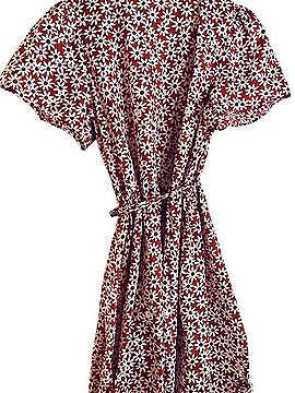 Madewell Daisy Floral Wrap Dress Casual Dress (view 2)