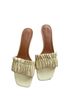 Reformation 100% Leather Yellow Heels Size 10 1/2 - photo 1