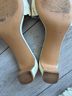 Reformation 100% Leather Yellow Heels Size 10 1/2 - photo 6