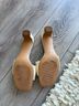Reformation 100% Leather Yellow Heels Size 10 1/2 - photo 5