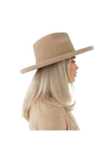 Gigi Pip Cara Loren Pencil Brim Fedora Hat Hat (view 2)