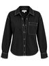 Bagatelle Black Button-Down Shirt Size XS - photo 1