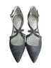 Bandolino Solid Silver Gray Heels Size 8 - photo 1